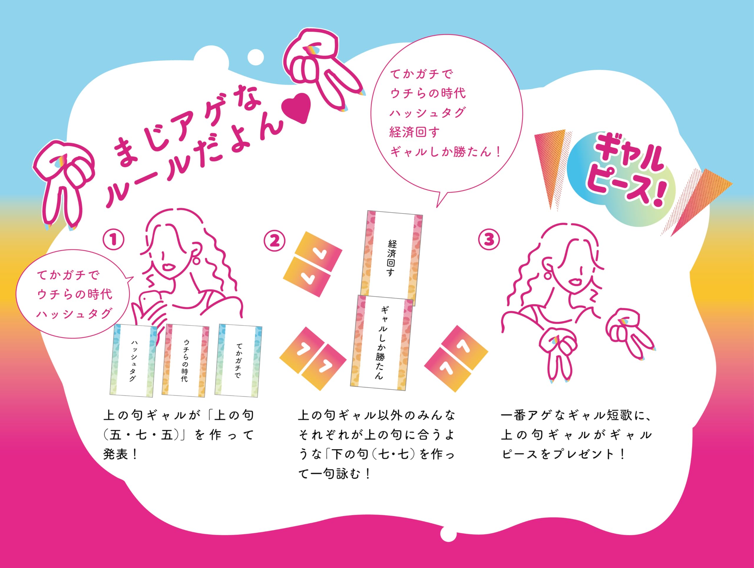 ⭐︎ひよ⭐︎ ページ Amazon | 愉快班 ギャル短歌七七 ボードゲーム | ボードゲーム | おもちゃ