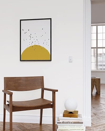 Miniatura 4 de HAUS AND HUES Arte de pared nórdico con impresión artística de sol  Arte de pared amarillo  Decoración de pared moderna de mediados de siglo,