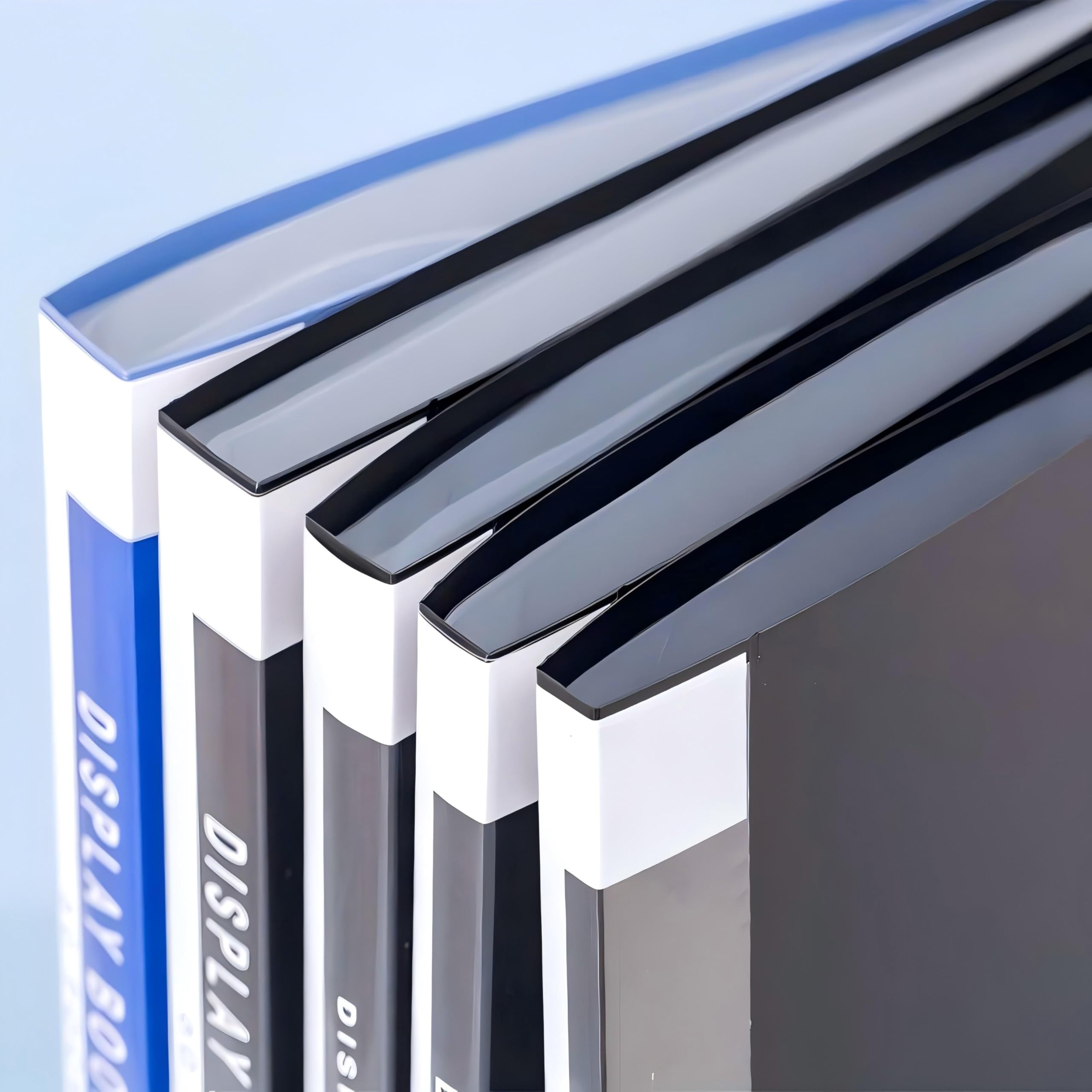 Black Heavy-Duty Art Portfolio Folder with Clear Sheet Protectors, 16.7"x12.8", 60-Pocket Binder for Displaying 120 Pages - Image 3