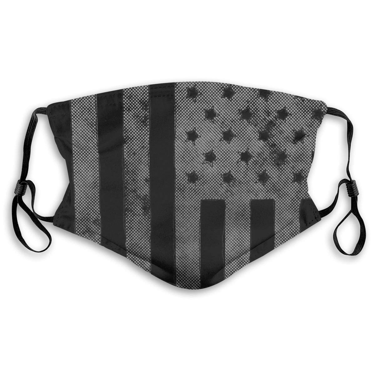 Us Flag Grunge Style Women Men Adjustable Earloop Face Ma-sk Reusable Protection Ma-sk With Filter Anti-dust Mouth Ma-sk,Safety Ma-sk Anti-smog PM2.5 Ma-sk