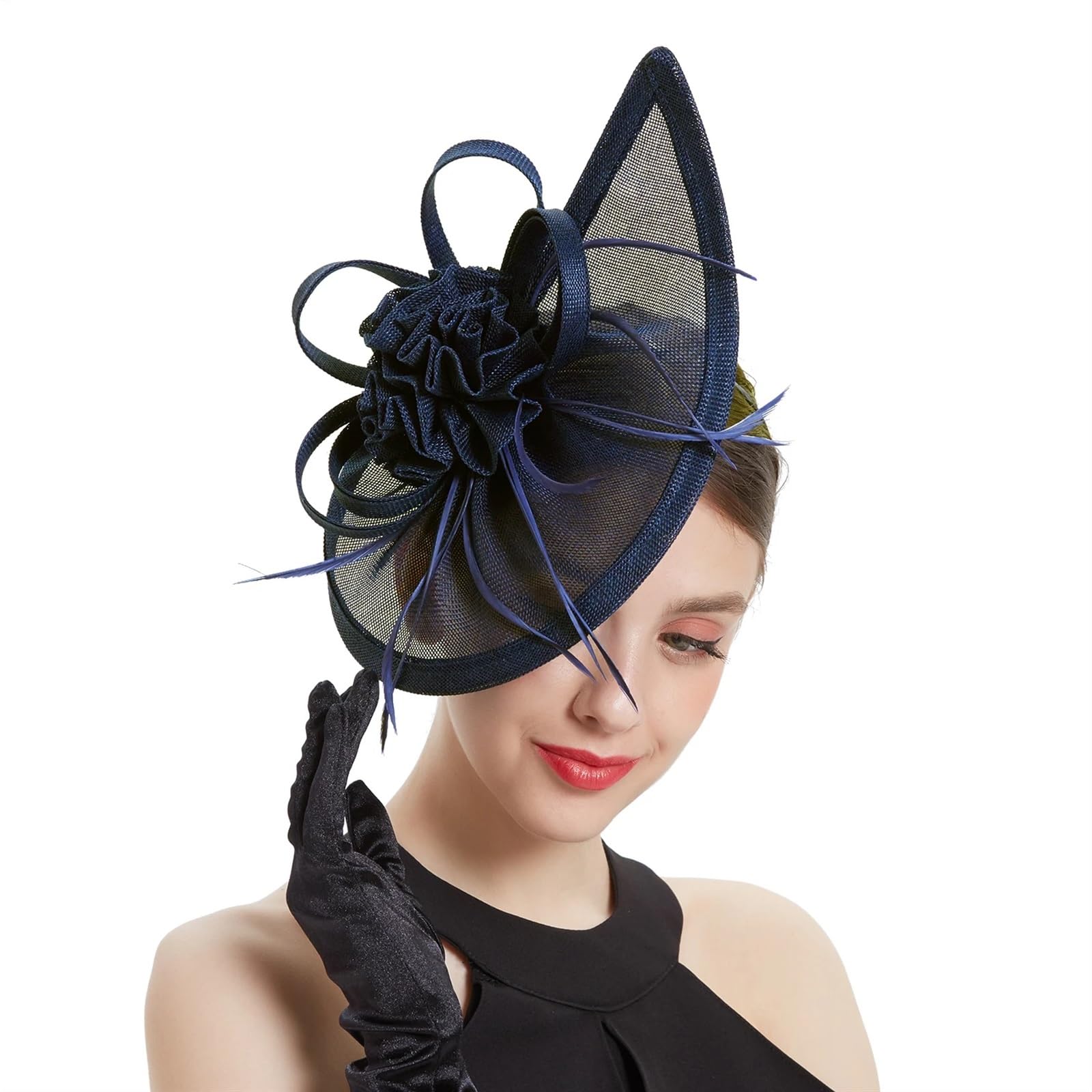 Cappello Fascinator in lino