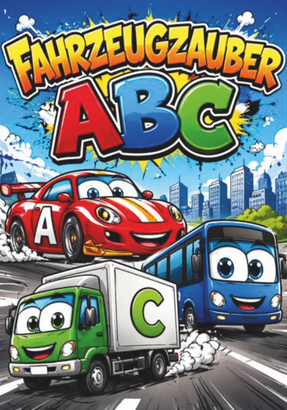 Fahrzeugzauber ABC: Buchstaben lernen mit Turbo Fahrzeugen