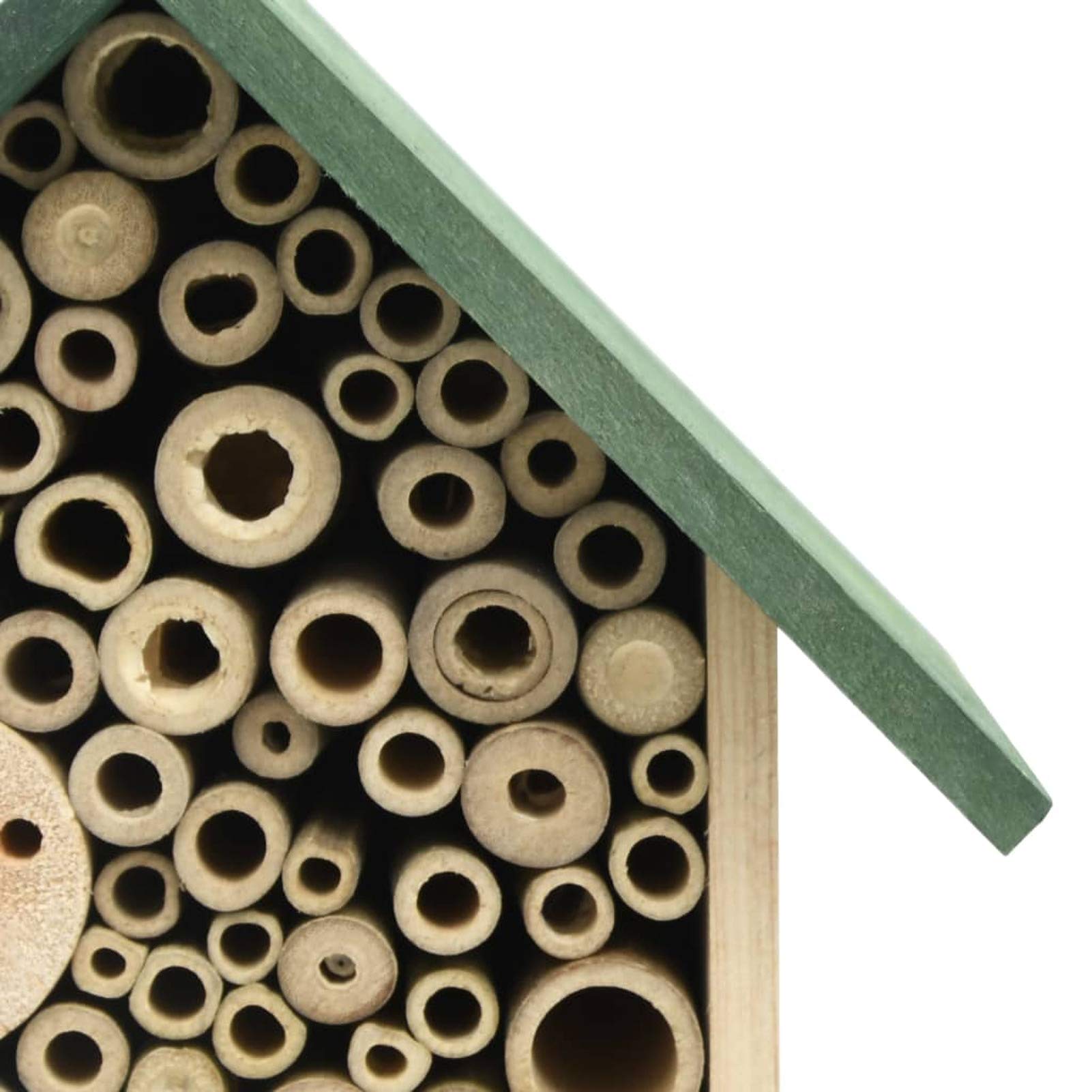 Casette per Insetti 2 pz 23x14x29 cm in Legno Massello di Abete,Hotel per Insetti,in Legno,Naturale,per api Selvatiche,Coccinelle,Mosche,Farfalle,bombi,Insetti Volanti,apiari
