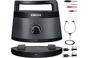 Mirai Wireless Portable TV Speakers for Enhanced Audio and Listening Assistance