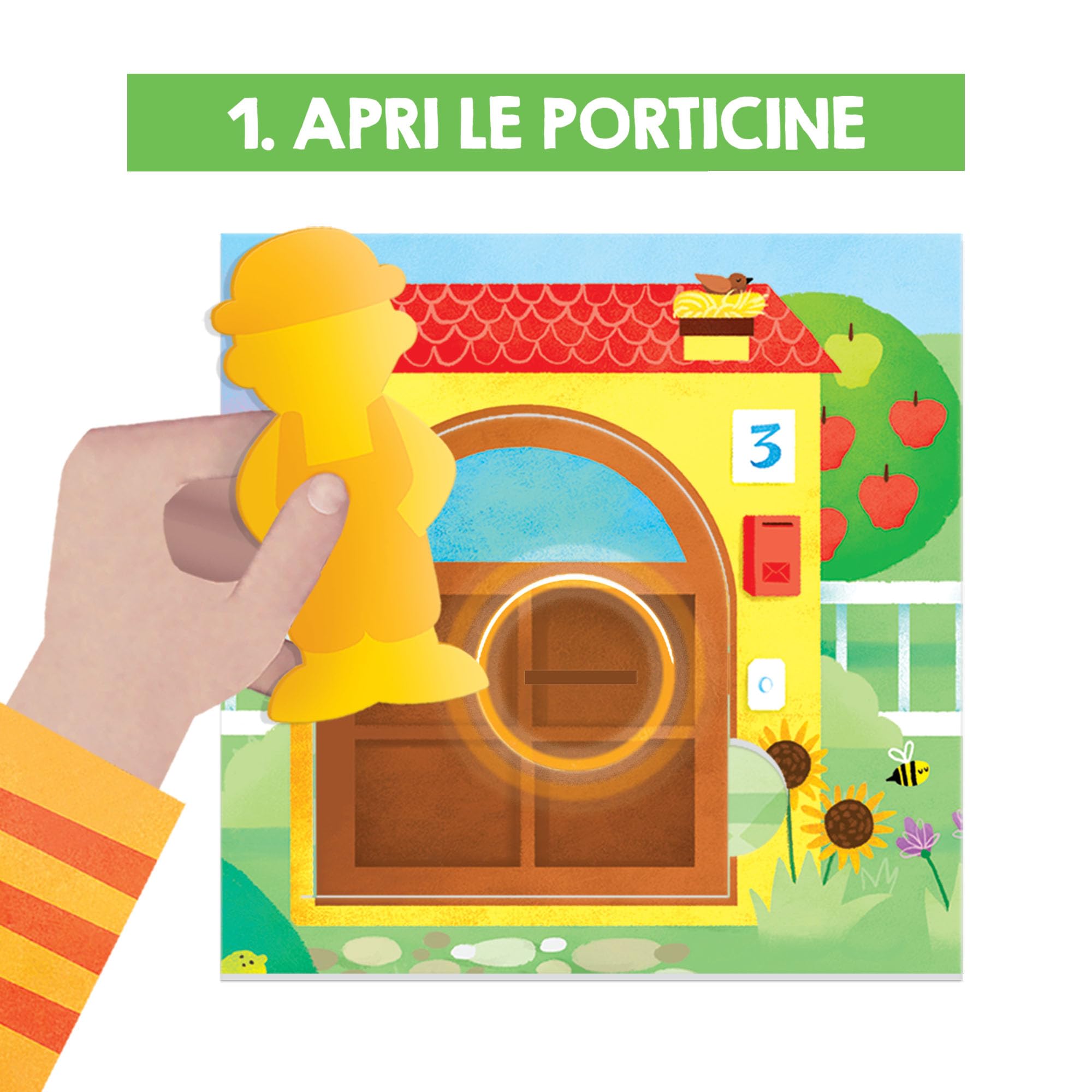 HEADU - Fattoria Apri e Chiudi Montessori - Manualità, Osservazione e Memoria | Giochi Educativi Bambini 2 3 4 Anni, Giochi Montessori, Regalo Bambina 2 anni, Regalo Bambino Natale, Made in Italy