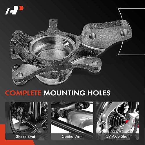 Miniatura 6 de A-Premium Juego de 2 nudillos de dirección delantero izquierdo y derecho compatibles con Subaru Baja 03-06 Forester 00-08 Impreza 00-07 Legacy 00-04