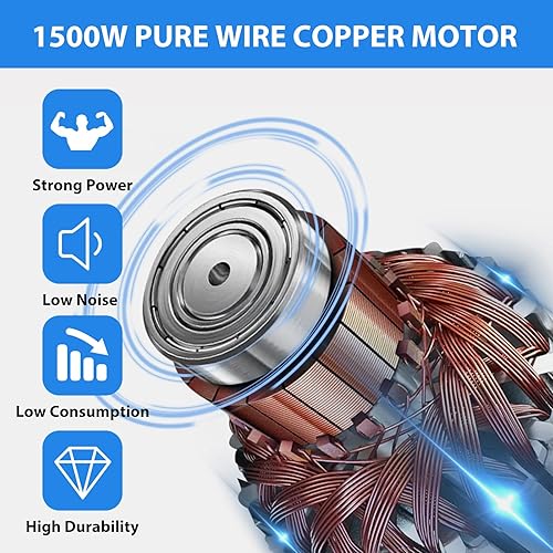 Miniatura 5 de UwinVwin Cabrestante de polipasto eléctrico 3 en 1 de 1100 libras, control remoto inalámbrico, control remoto por cable, polipasto eléctrico