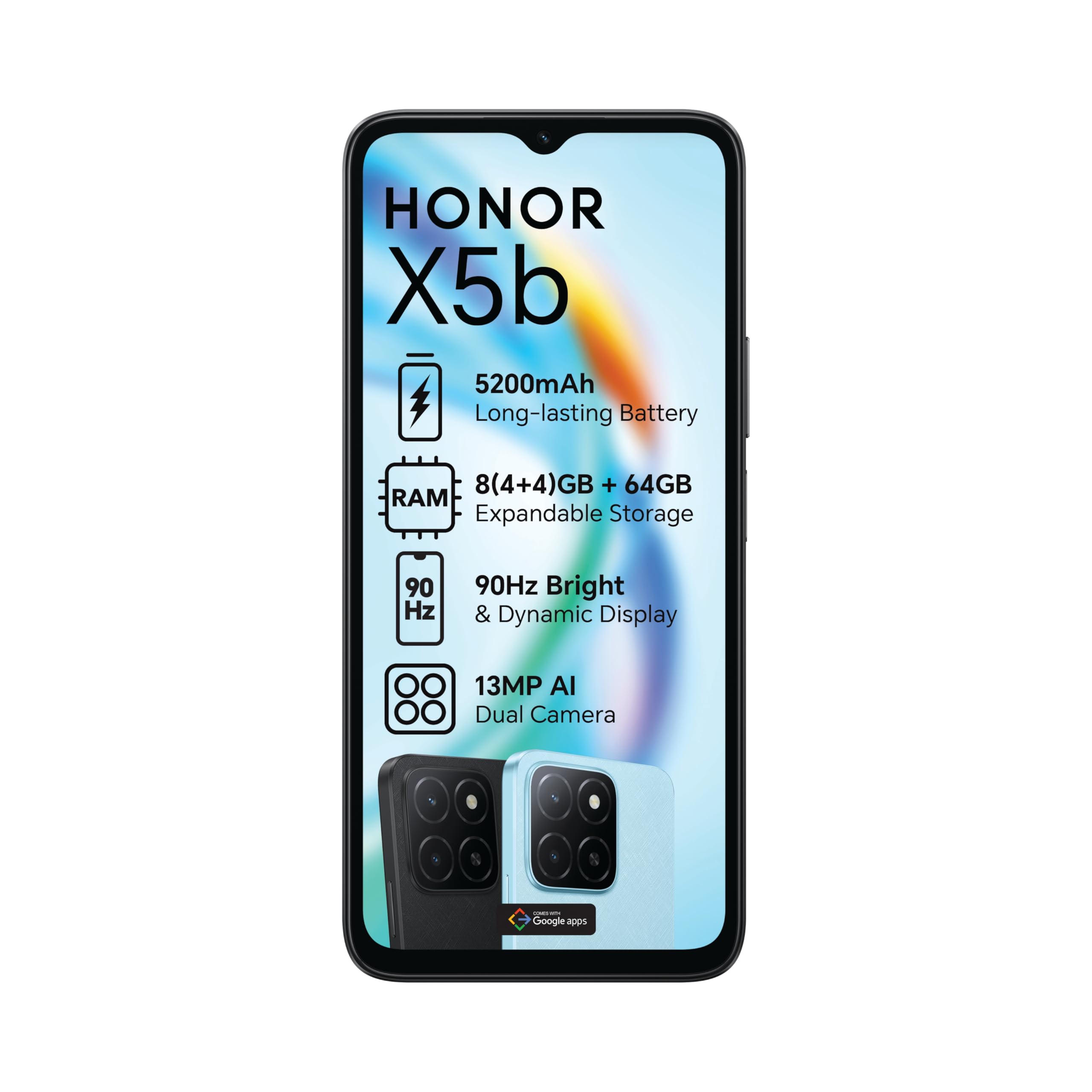 HONOR X5B 64GB DS MIDNIGHT BLACK