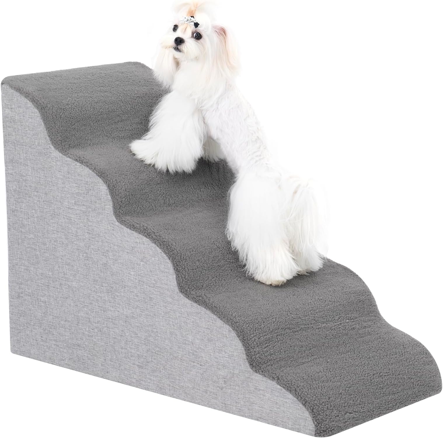 Uross Dog Stairs for Small Dogs Dog Steps Stairs Ramps for High Bed