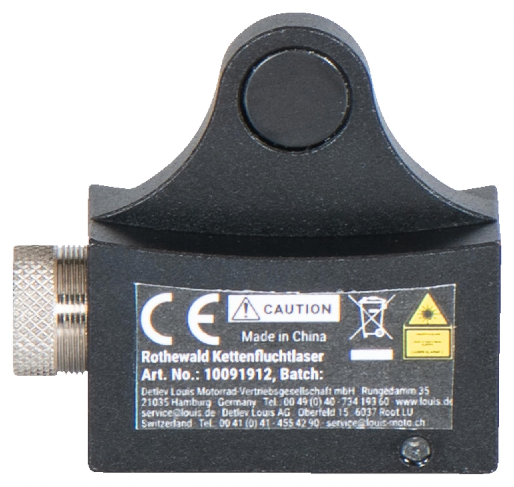 (Rothewald) Alignement laser pour chaîne, outil de précision magnétique pour moto, contrôle d'alignement rapide, précision maximale