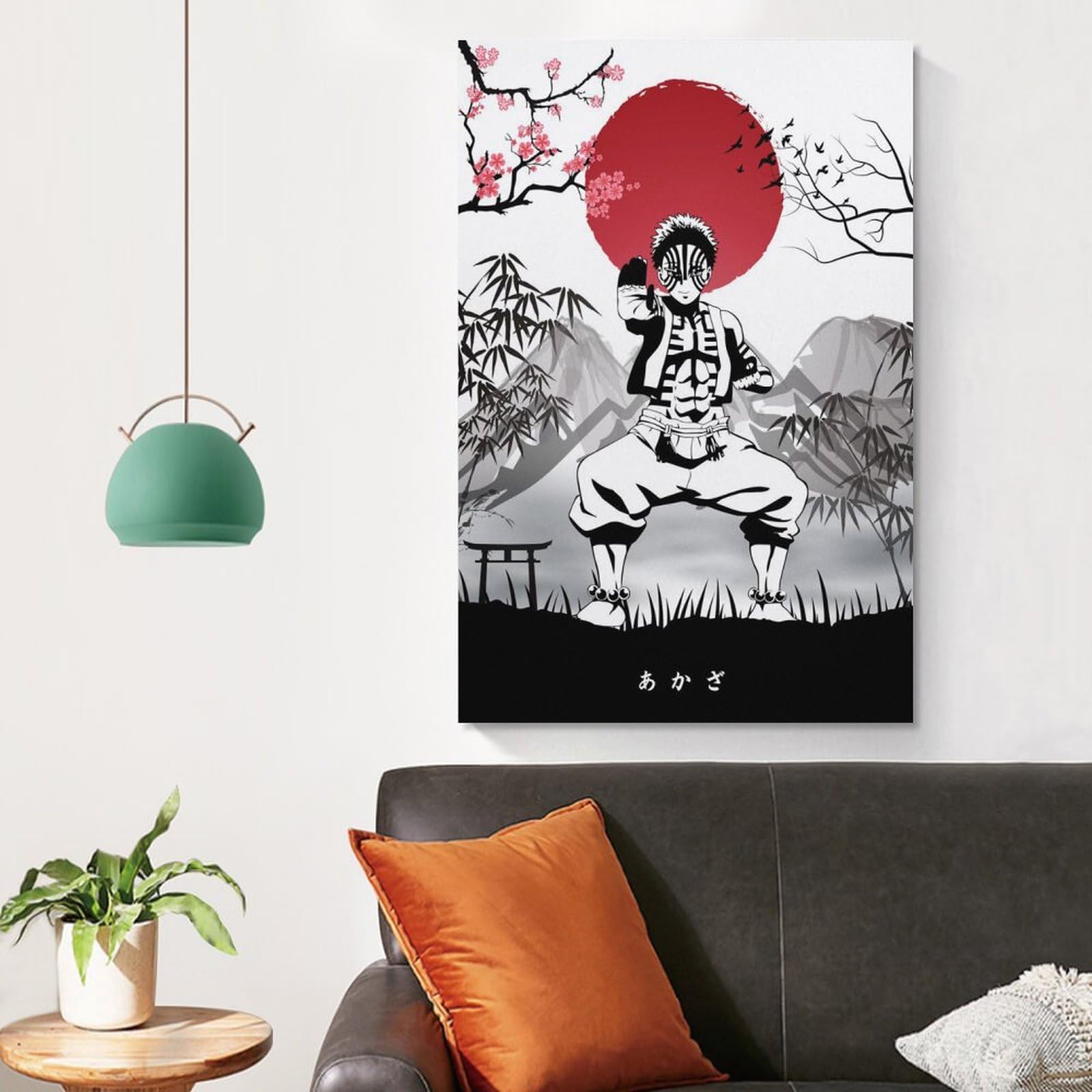 Amazon.co.jp: GENERIC Akaza 鬼滅の刃 アニメポスター 1枚 ポスター