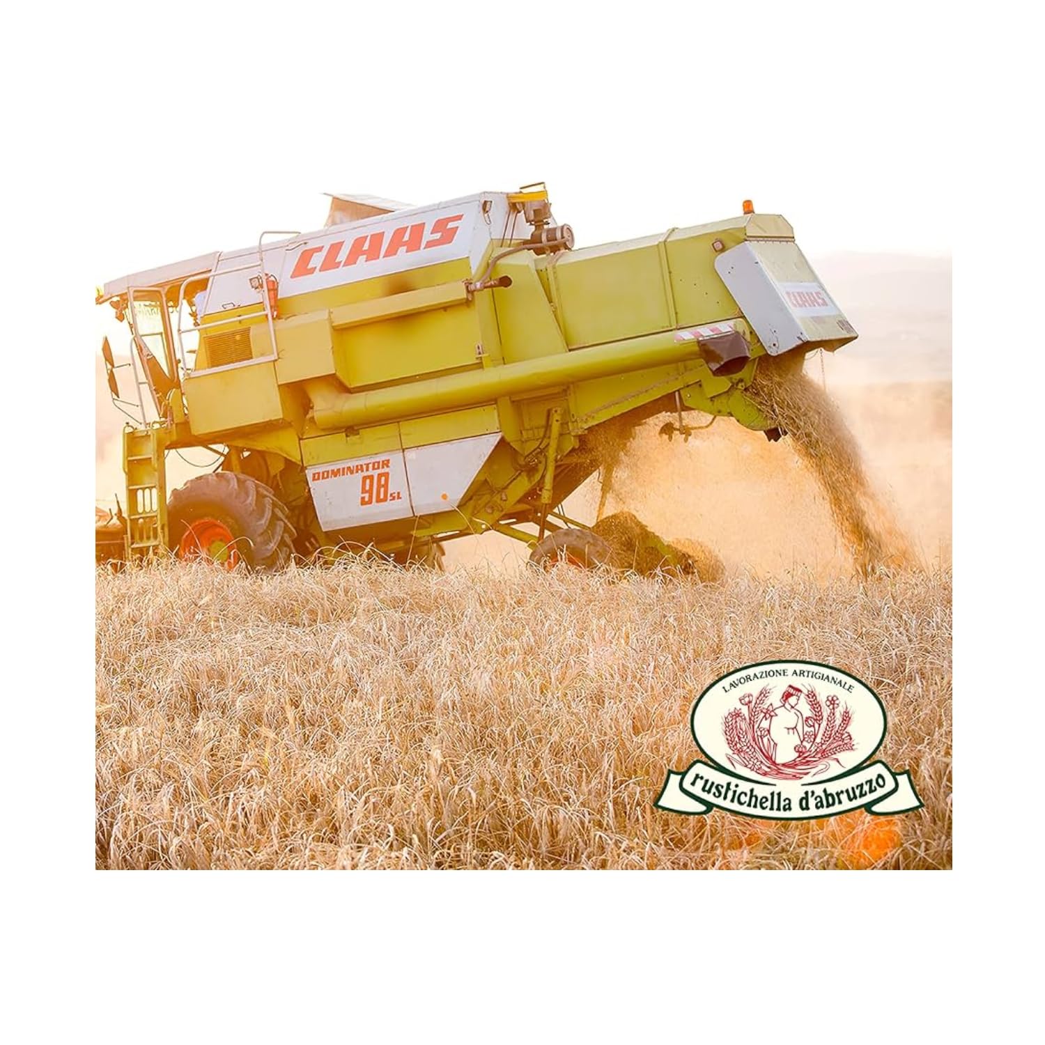 Rustichella d'Abruzzo | Sedaniny z czerwonej soczewicy | Mąka krótka mąka BIO bezglutenowa czerwona soczewica - 1 x 250 g | Włoski rzemieślniczy makaron wegański bogaty błonnik