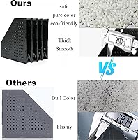 Vista 6 de Marte Vanci Collapsible Magazine File Holder with 4 Vertical Compartments, Binder Holder for Desk, Desktop Binder Organizer for Notebook, Documents