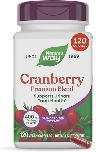 クランベリー･エキス 400mg 120Vcaps 海外直送品