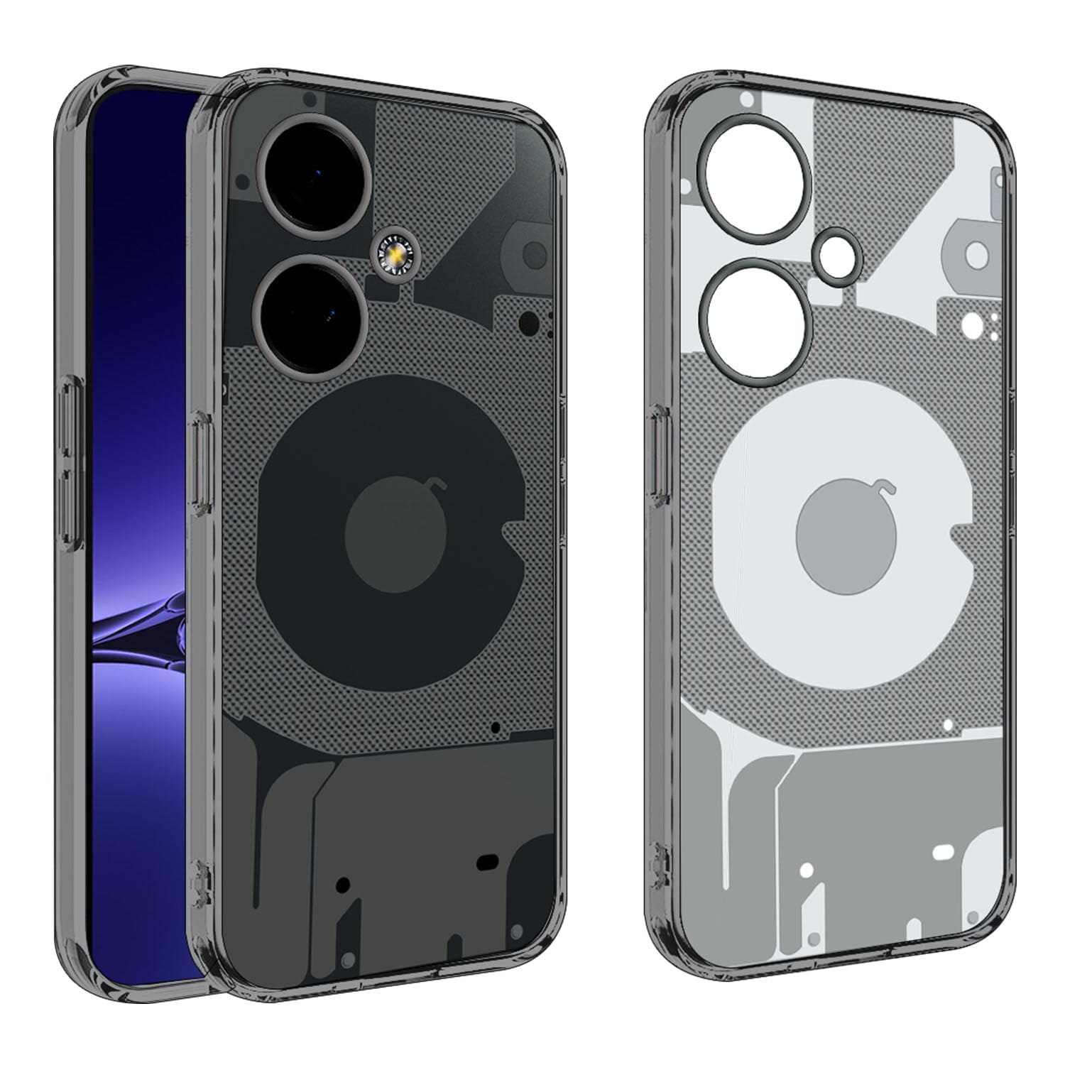 Hello Zone Back Cover Case for Oneplus Nord CE 3 5G (Designer Matte Finish Soft Transparent)-Smoke Grey Transparent (B0D22N44VQ) Amazon Price History, Amazon Price Tracker