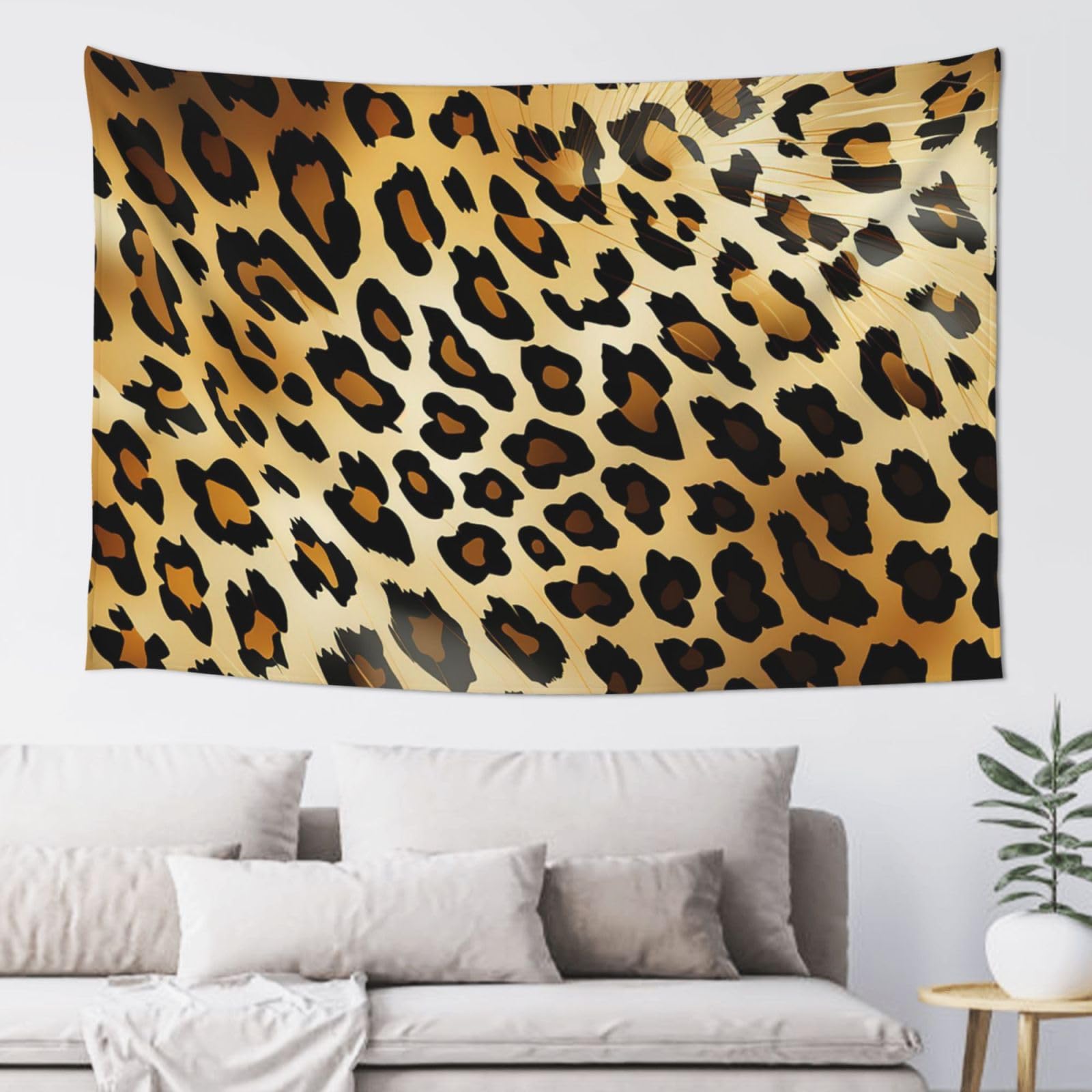 QLDETUPWLX Tapestry 152x102 cm Wall Hanging for Living Room leopard patterned Tapestries Home Decor Soft Aesthetic Tapestries Hanging Decor Blanket Wall Tapestry for Bedroom Dorm Indoor Outdoor