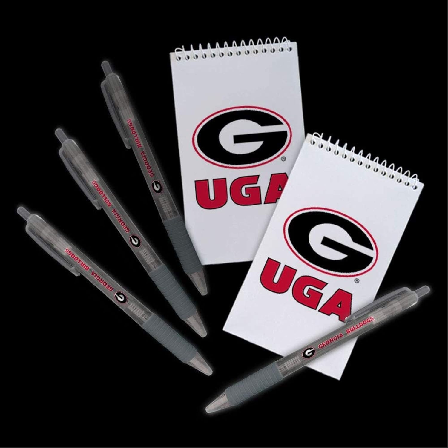 Greeting Pen 1204M2 Georgia Bulldogs 5" x 8.25" Notebook/2 Pen Set