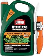 Ortho WeedClear Lawn Weed Killer Ready-To-Use with Comfort Wand, Kills Crabgrass, Dandelion and Clover, 1.1 gal.