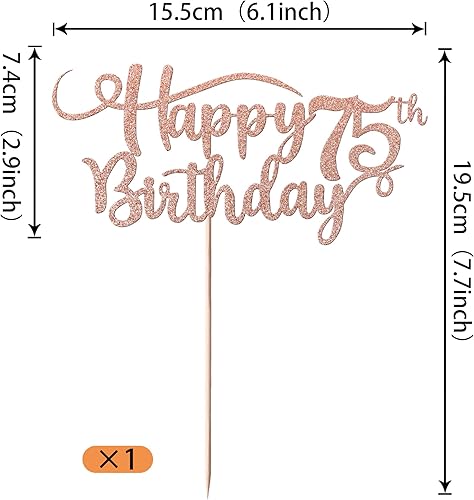 Miniatura 250 de Rsstarxi Paquete de 24 adornos rojos para cupcakes para el día de San Valentín con purpurina de corazón dulce para cupcakes, decoración de pasteles