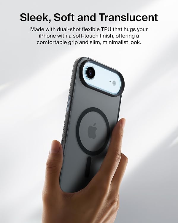 Belkin for iPhone Air Case, Grip, MagSafe Compatible w/Anti-Scratch & Anti-Yellowing Coating, Touch Sensitive Camera Control - Military Grade, Anti-Slip, Magnetic, Shockproof, Protective by Belkin - Used condition - Image 7
