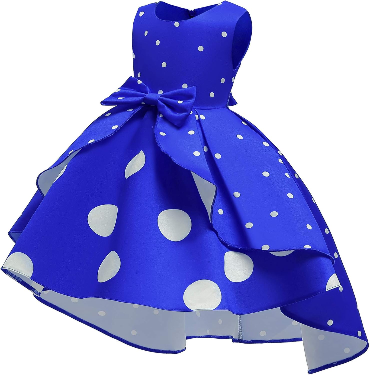 NSSMWTTC 2-9Y Toddler Evening Dresses Flower Girls Wedding Formal Party Midi Dress