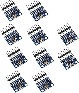 10 Pcs GY-291 ADXL345 3-Axis Digital Acceleration of Gravity Tilt Module IIC/SPI Transmission for Arduino (10)