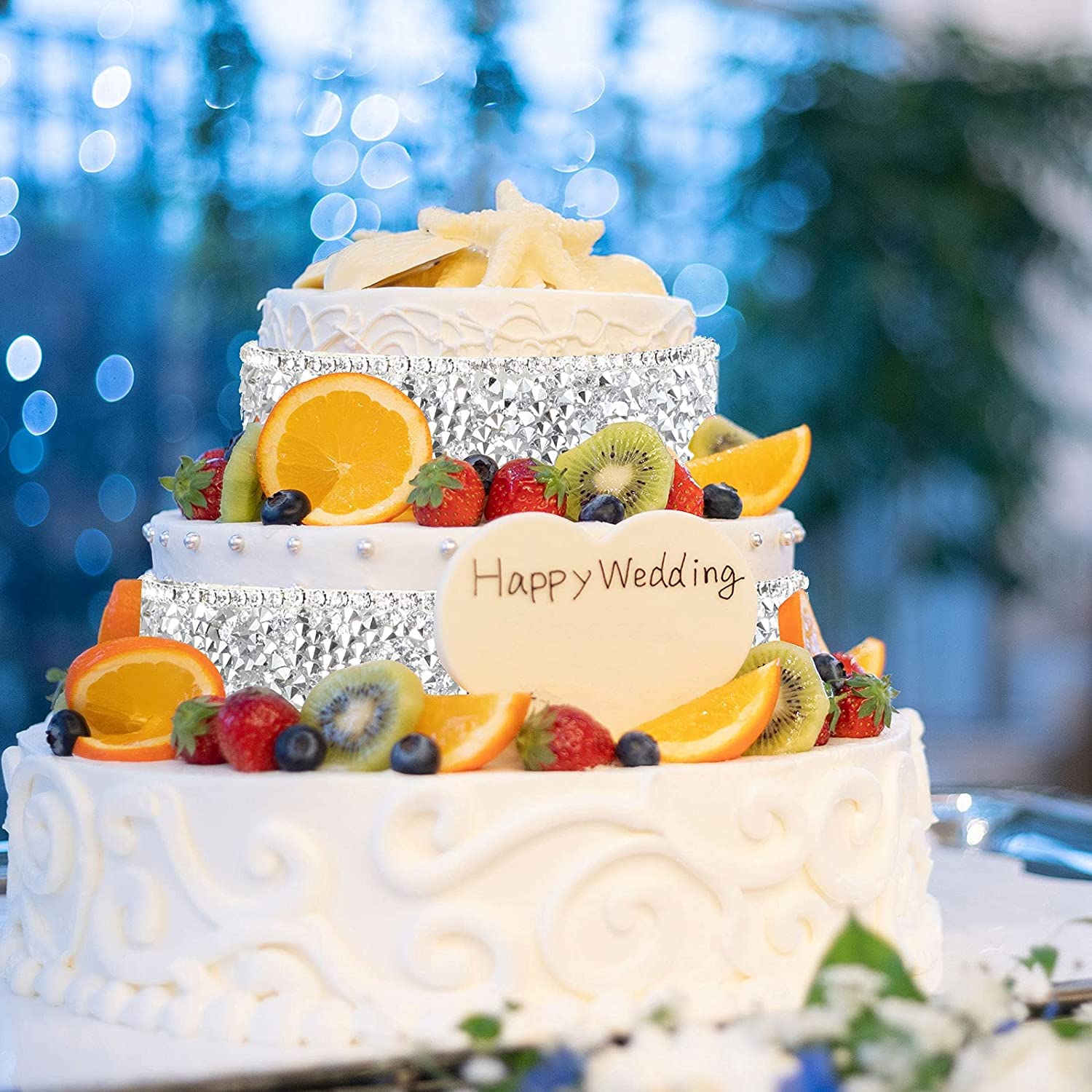 Lot De 12 Rouleaux De Ruban Adhésif En Strass étincelants Pour Loisirs Créatifs, Décoration, Cadeau, Téléphone, Mariage, 9 Mm