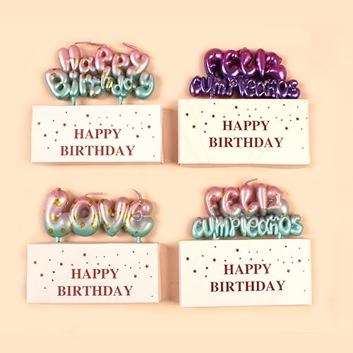 Miniatura 5 de Happy Birthday Letter Candles,Mermaid Gold Dot Alphabet Cake Candles,Birthday Candles Set,Party Supplies,Cake Decoration