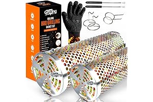 Grilling Rock Stars: Rolling Grill Baskets for Outdoor Grilling, Unlocking Non-Stick Perfection