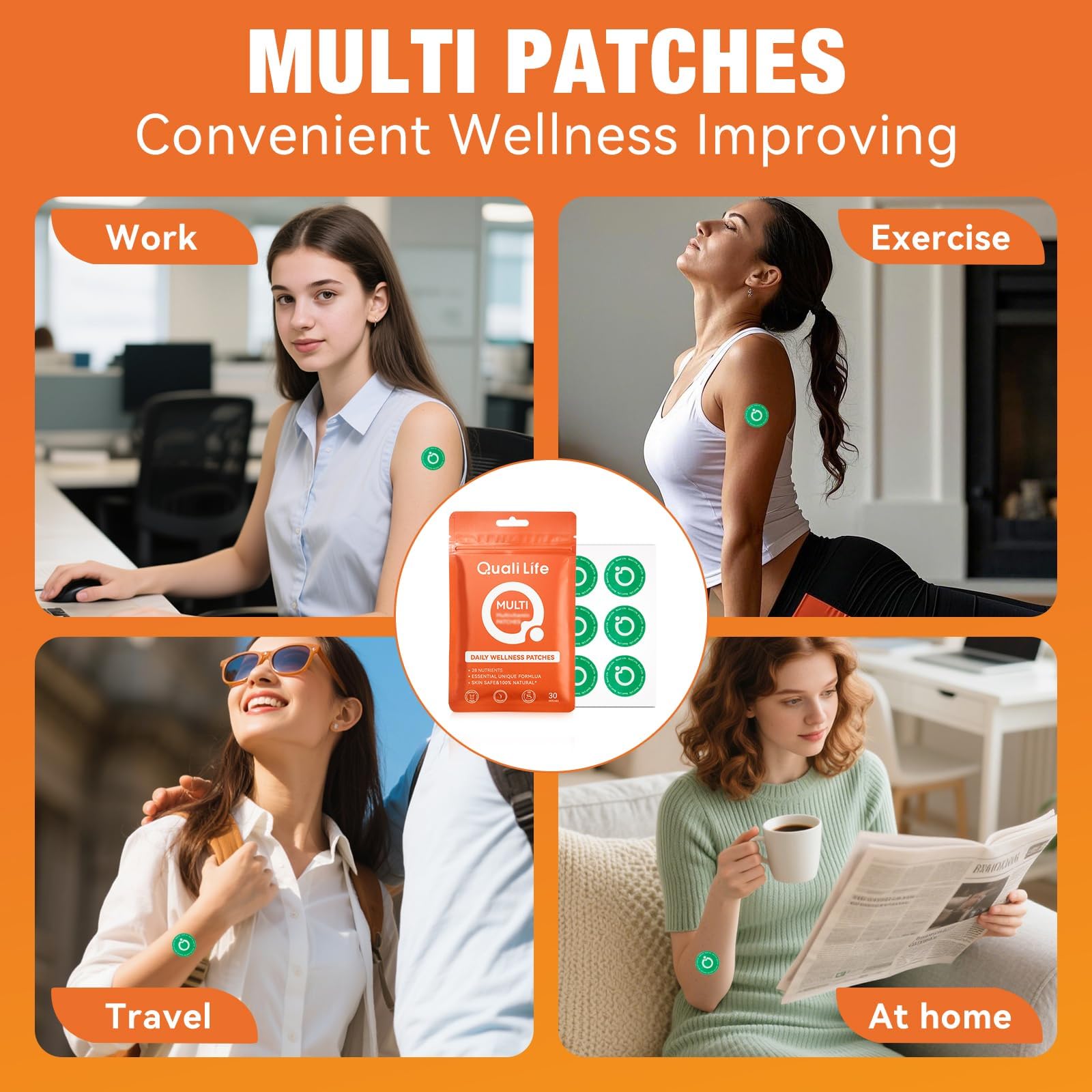 Multi Plus Topical Patch, Daily Healthy Patches with D3&K2, 30 Patches — Amazon image 6