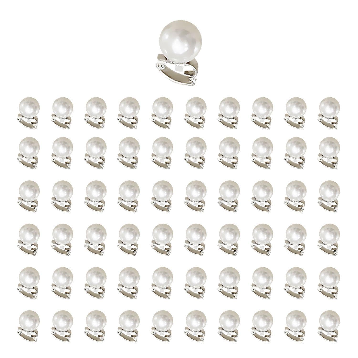 60 Pcs Pearl Hair Clips, Women'S Hair Accessories, White Hair Accessories, Hair Accessories, Imitation Pearl Hair Accessories, Bridal Clips