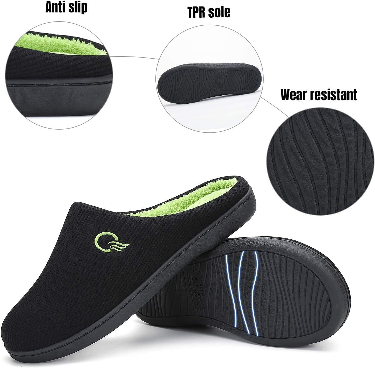 Mishansha Pantuflas Cómodas para Hombre Mujer Suaves de Espuma Viscoelástica, Tallas 36-47