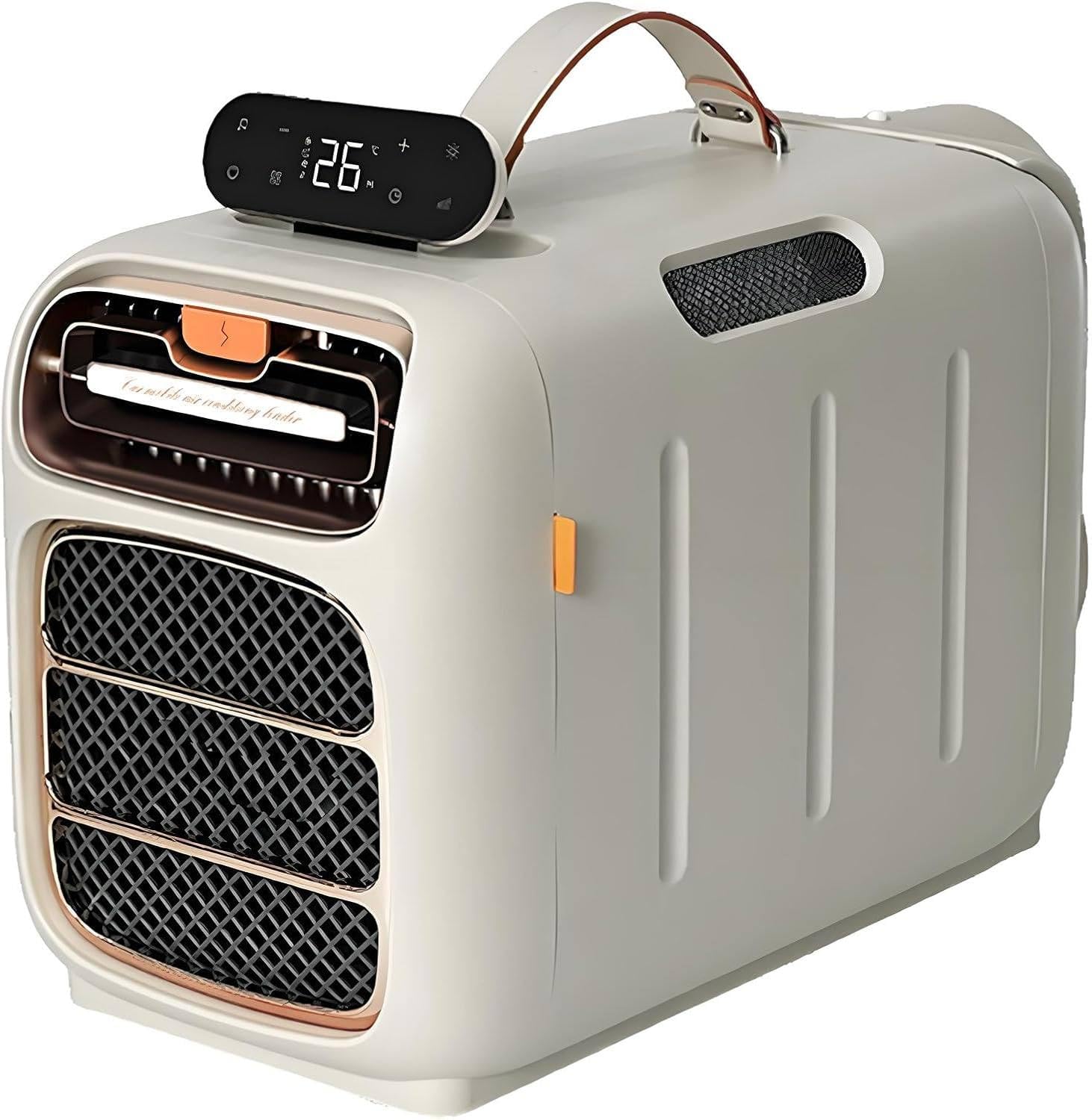 LYAYYDS Outdoor Air Conditioner, 5121 BTU Fast Cooling, AC/DC 24V, 3 Wind Speeds, Dehumidification, Timing Function, 49×33×26cm 12V24V-Cold