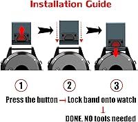 Vista 24 de ANCOOL - Correa para Garmin Fenix 5S, de ajuste fácil, de silicona suave de 20 mm de ancho, correa de reloj para Fenix 5S