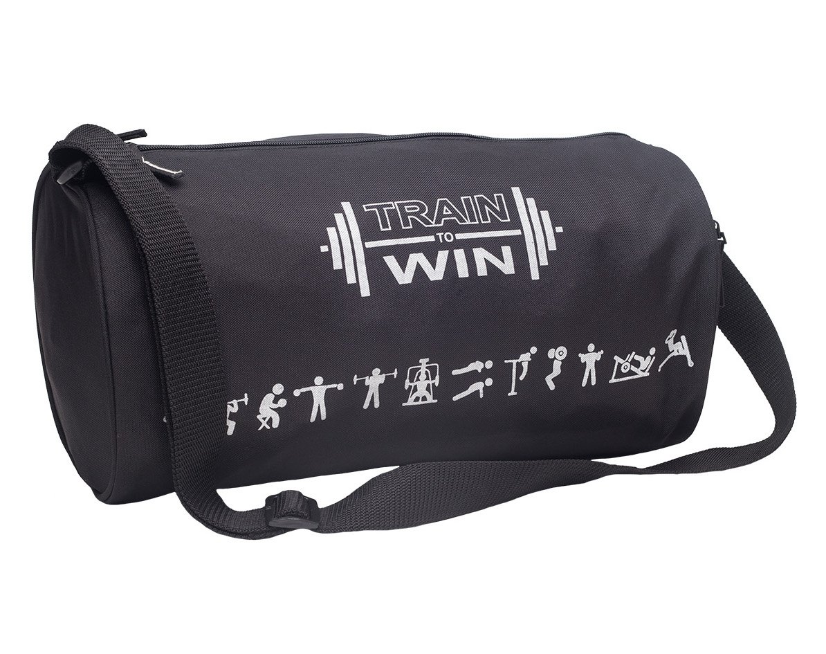 Fitwell 23Litres Black Gym Bag-image-44