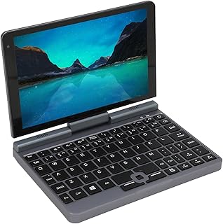 8 Inch Laptop PC, Foldable Mini Laptop 1.9MP Camera LPDDR5 12GB RAM 180 Degree Flip Portable with Stylus 10 11 (12GB+128GB...