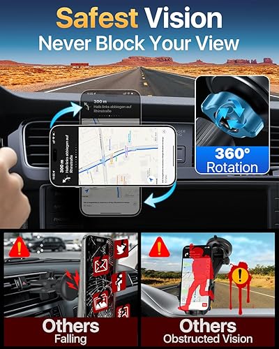 Miniatura 7 de 2024 más reciente actualizado para MagSafe Car Vent Mount HTU Los mejores imanes Soportes de teléfono de automóvil para iPhone, gancho de metal,