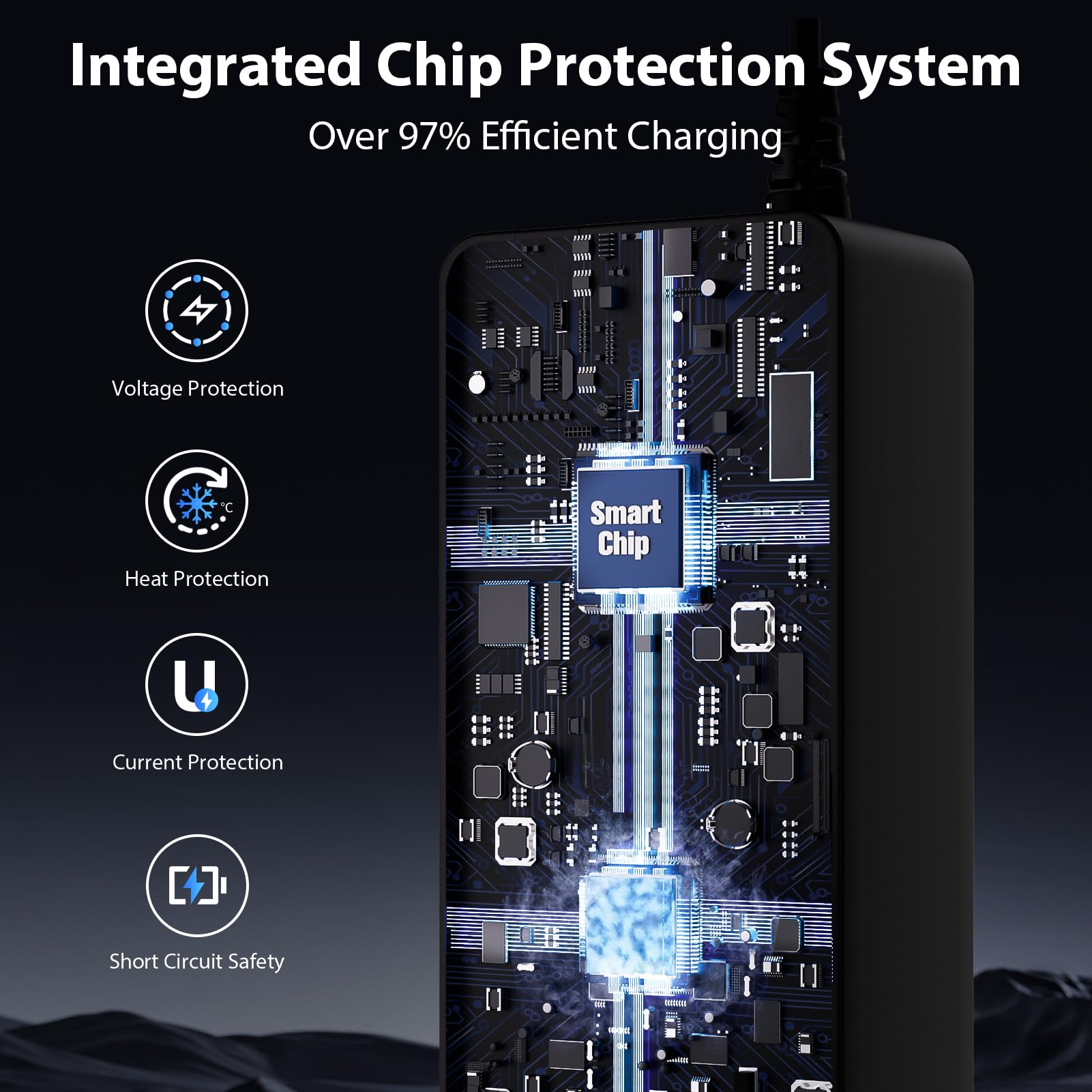 SUNYDEAL 90W Caricatore Universale Notebook per PC Portatile – Compatibile con HP, ASUS, Lenovo, Dell, Acer, Toshiba, Sony, Samsung – 18.5V-20V, 4.74A Max, 15 Connettori (Senza USB-C)