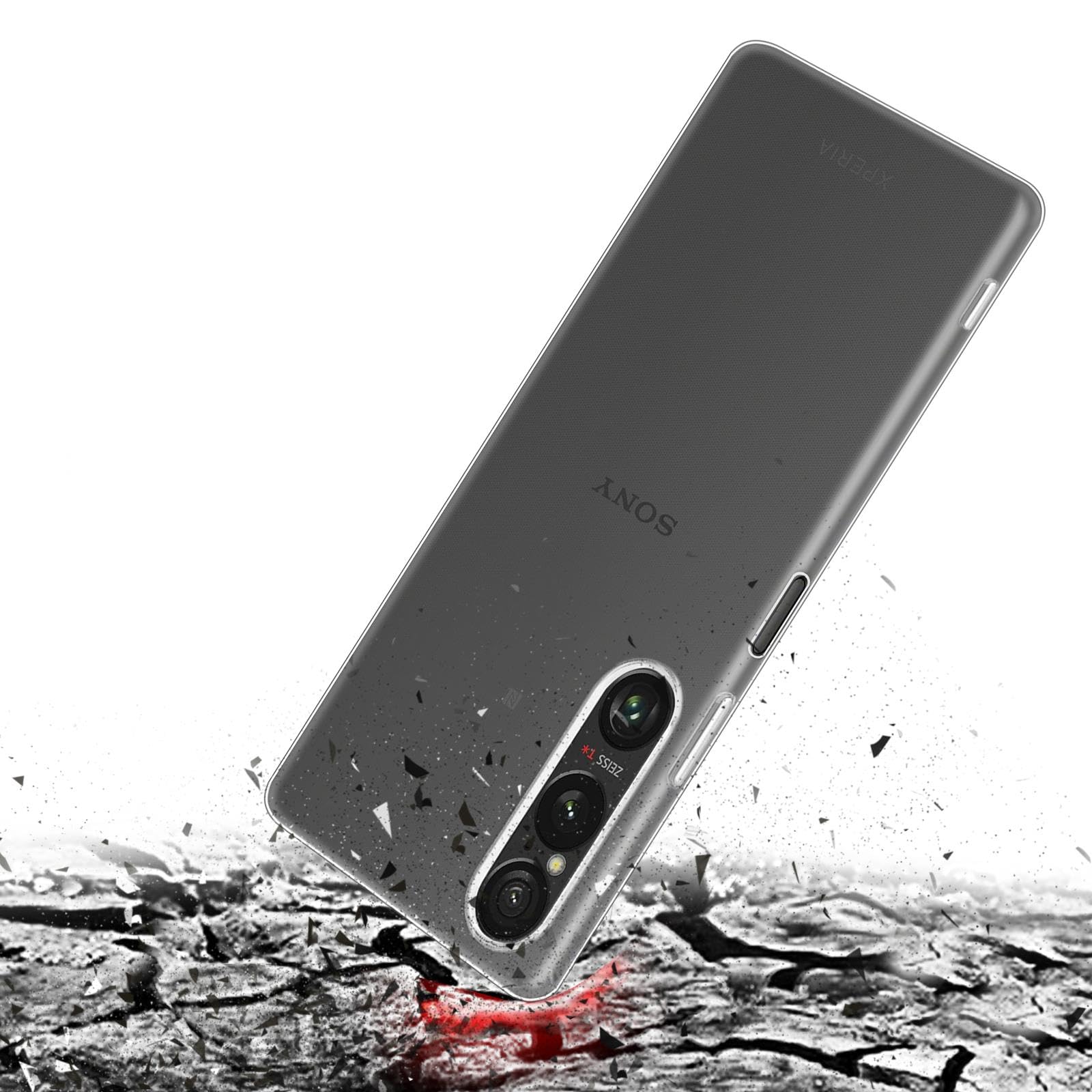 32nd Klare Gel Hülle Für Sony Xperia 1 VI (2024) – Durchsichtige TPU-Schutzhülle, Ultradünn & Transparent