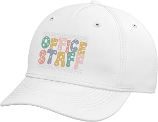 Office Staff Appreciation Front Office Staff Groovy Adjustable Baseball Hat