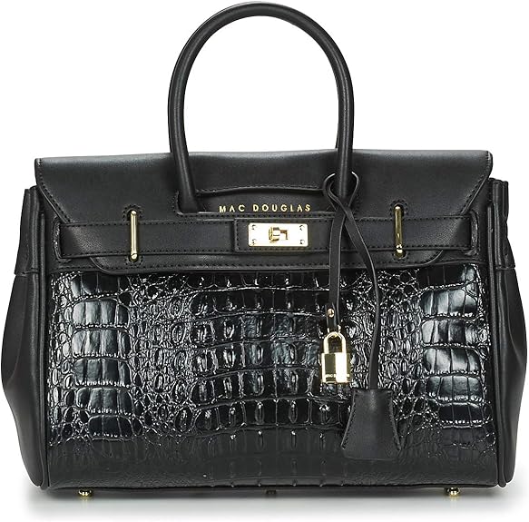 Mac Douglas - Bolso de mano negro Le Pyla de la colección Meryl - Tamaño S