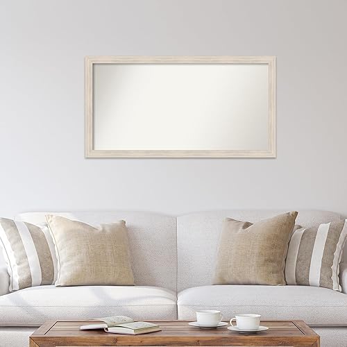 Miniatura 4 de Amanti Art Espejo personalizado, espejo de baño estrecho de madera dura, espejo de pared o espejo de tocador de baño sobre el fregadero (24 x 45