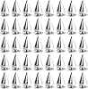 Thyonta 100 Pcs Bullet Cone Punk Studs 10mm Alloy Spiked Rivets Clothing Leather Jacket DIY Craft Belt Bag Decoration Easy Installation for Trendy Punk Style