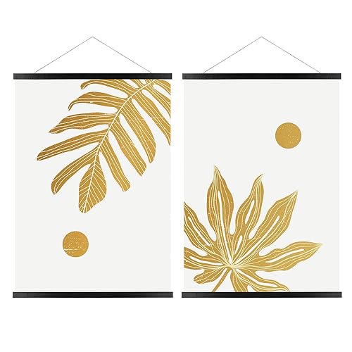 FALAMON 2 Pack Magnetic Poster Hanger Frame, 19x13 19x25 19x27