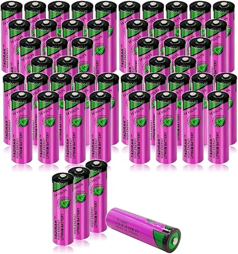 (50 unidades) 3.6V 2400mAh TL-5903 AA batería de litio SL-360 TL-2100 PLC 6ES7971-0BA00 para Siemens S7-400 ER14500 PLC máquina para 2.4Ah Tadiran