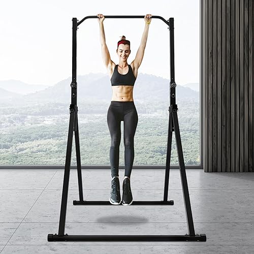 Miniatura 7 de Barra horizontal, estación de tracción triangular de carga de 440.92 libras, torre de potencia, estación de inmersión de entrenamiento, estación de