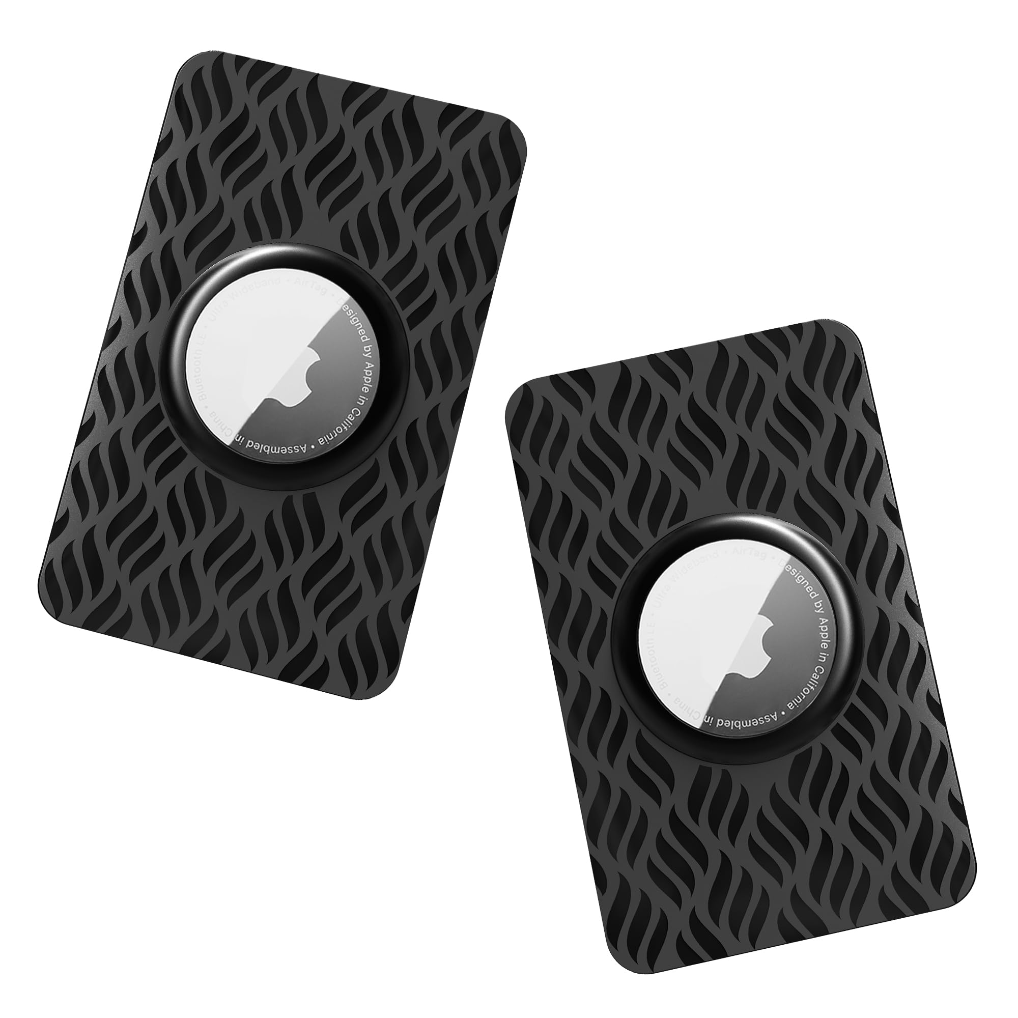 [2 Pack] for Airtag Wallet Holder, Thinnest Card Case for Airtag, Stays Hidden, for Purse, Handbag, Backpack Wallet, Clutch, Billfold