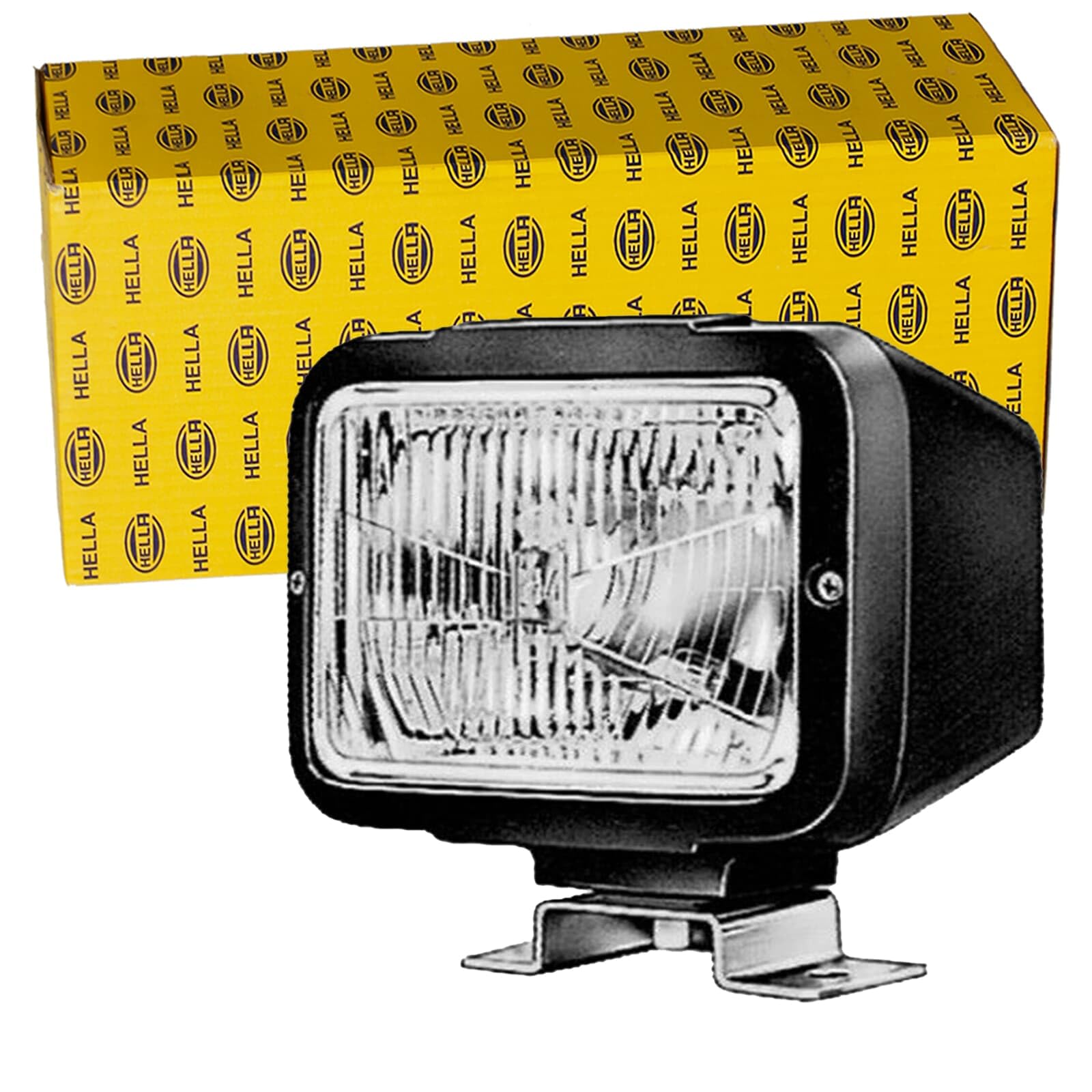 HELLA 1AE 004 234-001 Halógena-Faro principal - 12/24V - Número de referencia: 17.5 - sujeción estribo/montaje exterior - Conector: Conector plano - Delante, izquierda/Delante, derecha