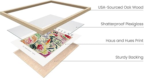 Miniatura 2 de Juego de 3 cuadros de Matisse de verano de 12 x 16 pulgadas - Marco beige