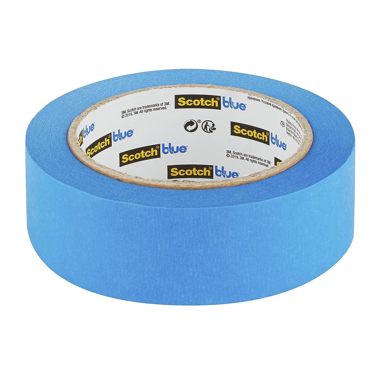 ScotchBlue Premium Malerkrepp Universal, 36 mm x 41 m, 4 Rollen/Packung - Scotch Klebeband für Malerarbeiten und Dekoration zum Streichen, Lackieren, Renovieren - Abklebeband/Kreppband - 100% PEFC